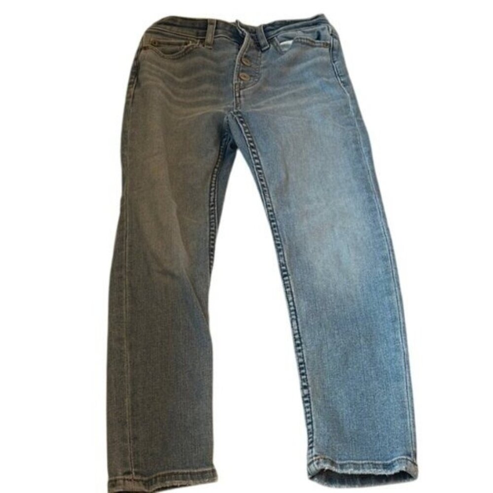 GAP Kids Girls Light Blue Denim Jeans Size 8 Classic Everyday Fit Soft Wash Styl